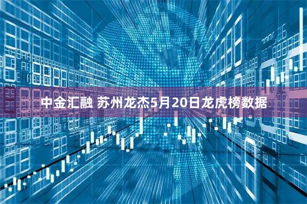 中金汇融 苏州龙杰5月20日龙虎榜数据