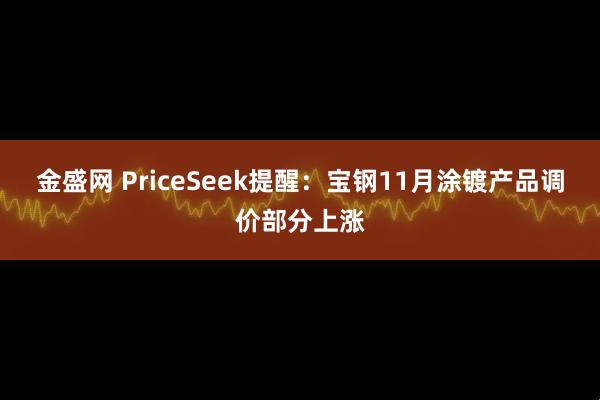 金盛网 PriceSeek提醒：宝钢11月涂镀产品调价部分上涨